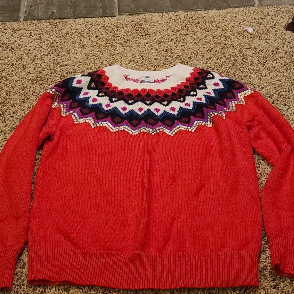 Old navy fair isle sweater